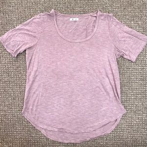 Madewell Anthem Scoop Elbow-Sleeve Tee